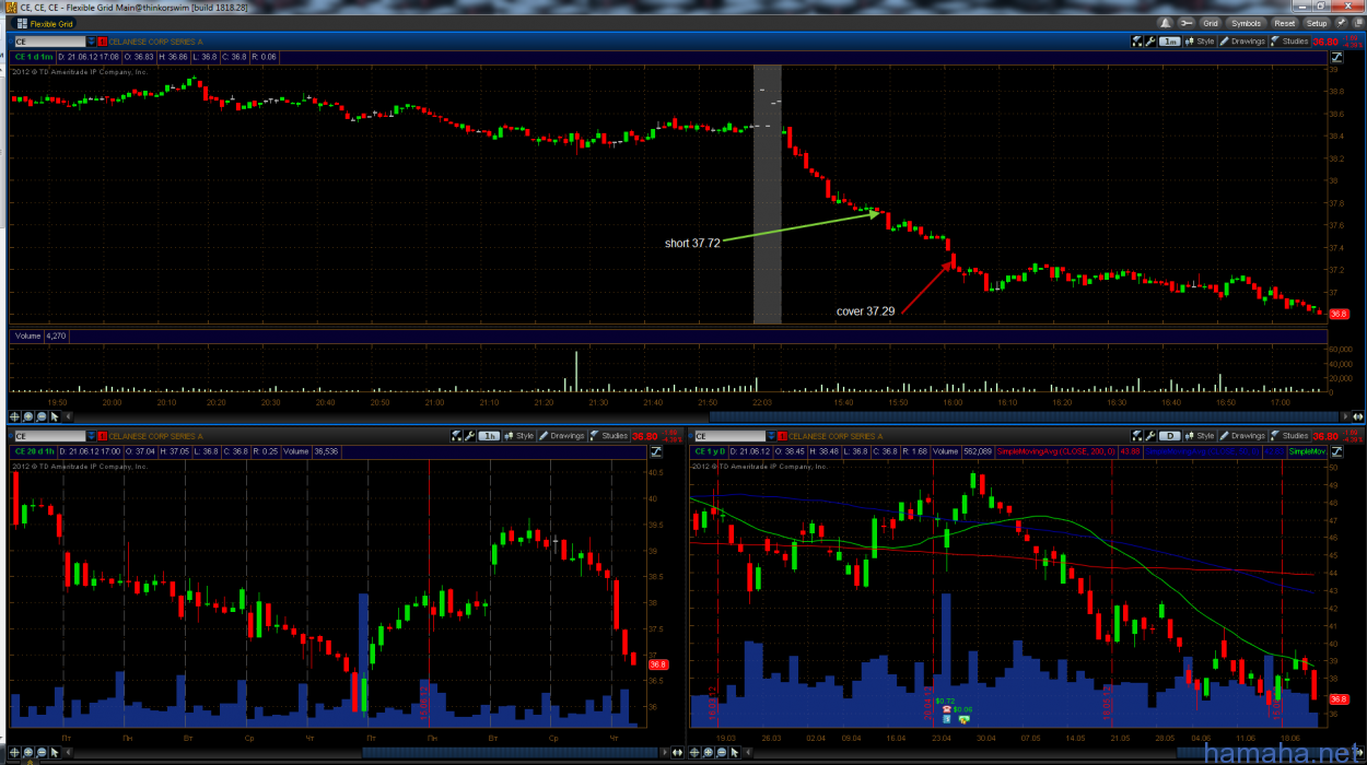 Trading day 21.06.12